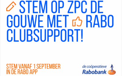 Steun De Gouwe met jouw stem via Rabo ClubSupport